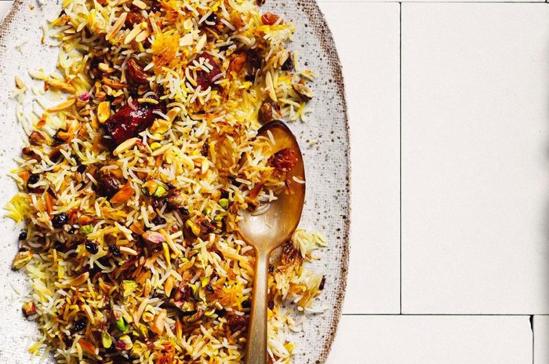 Persian Morasa Polo Recipe, a Jewel on your table