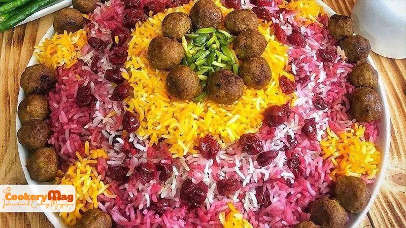 Persian Cherry rice Recipe