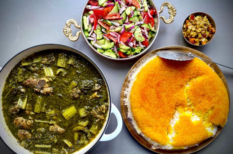Khoresht Karafs Recipe, Delicious persian celery stew