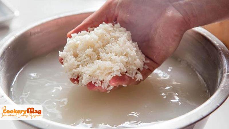 soak rice