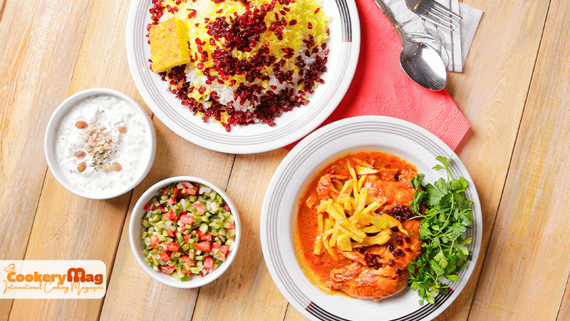 Persian Barberry rice and chicken