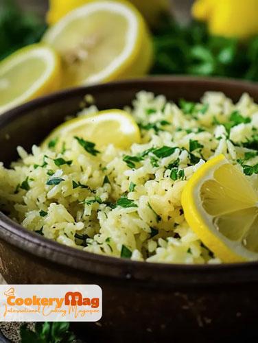 Persian dill  rice with lemon
