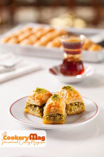baklava with persian tea