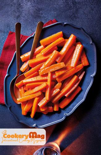 Glazed carrot for moraba havij