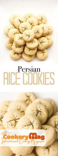 Persian Rice Cookies with Poppy Seeds