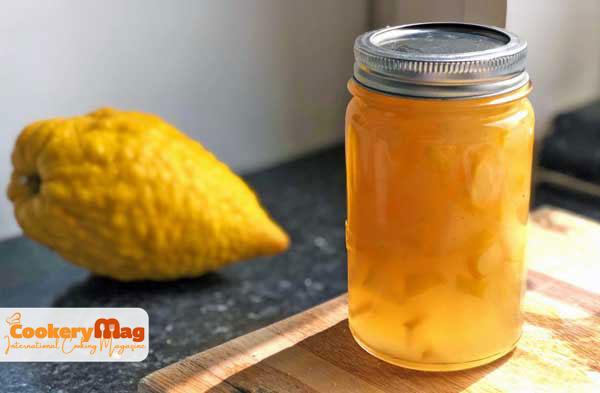 jar of citron jam