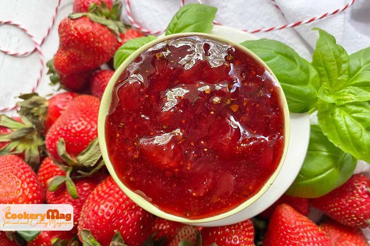Strawberry Basil Jam Recipe