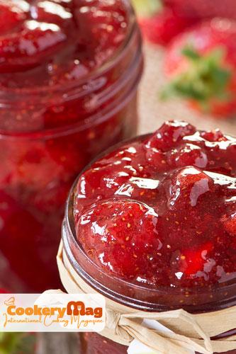Strawberry Jam in whole shape