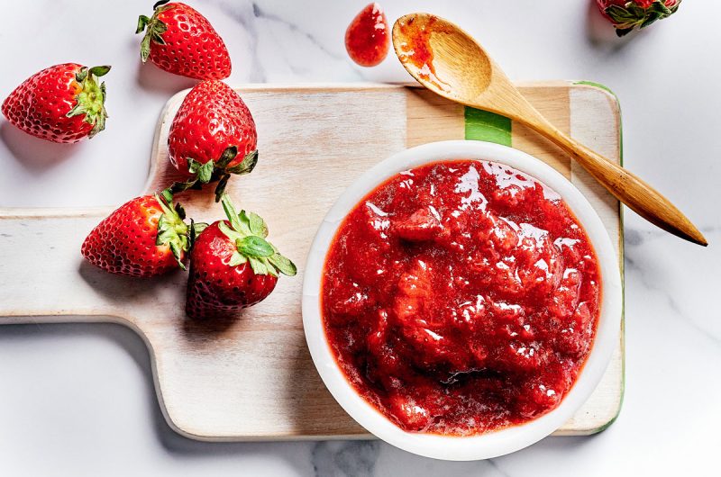 Strawberry Jam recipe | Moraba Tootfarangi, fresh homemade jam in 6 steps