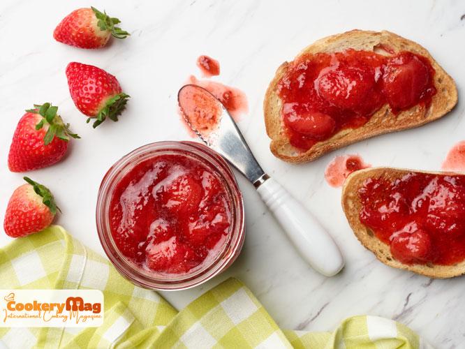 fresh strawberry jam