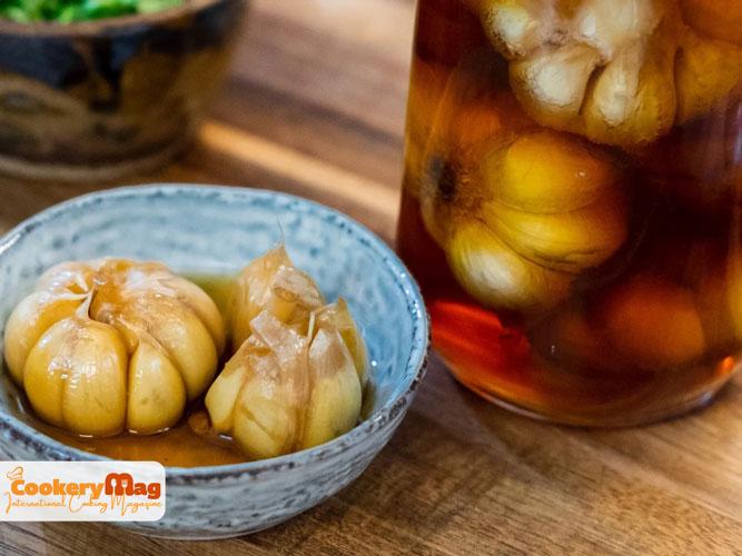 how to make chinese sweet preserved pickled garlic