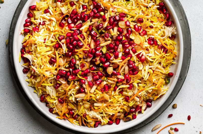 Javaher polo recipe | Persian jeweled rice in 11 steps