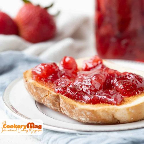 strawberry preserves square