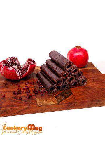 Pomegranate fruit leather