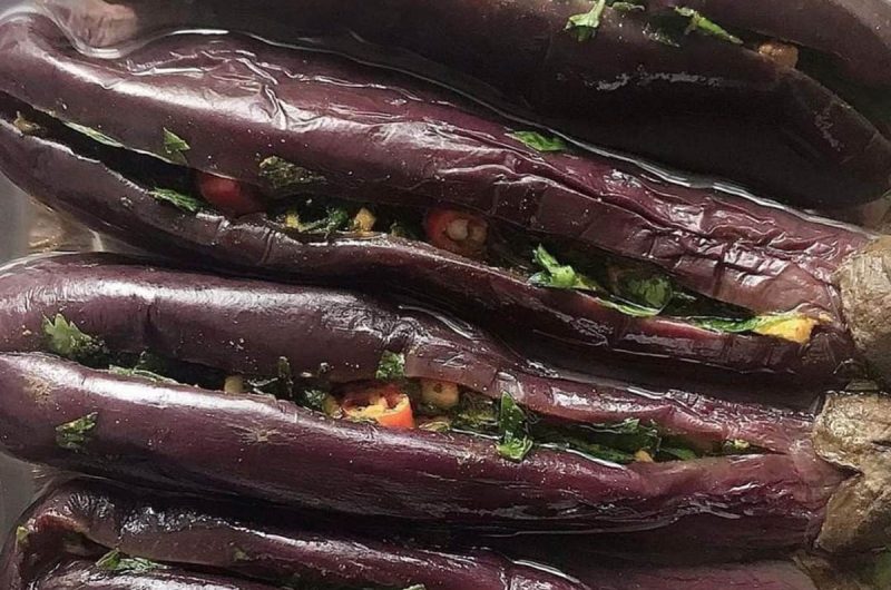Torshi Bademjan Recipe | Persian Pickled Eggplant