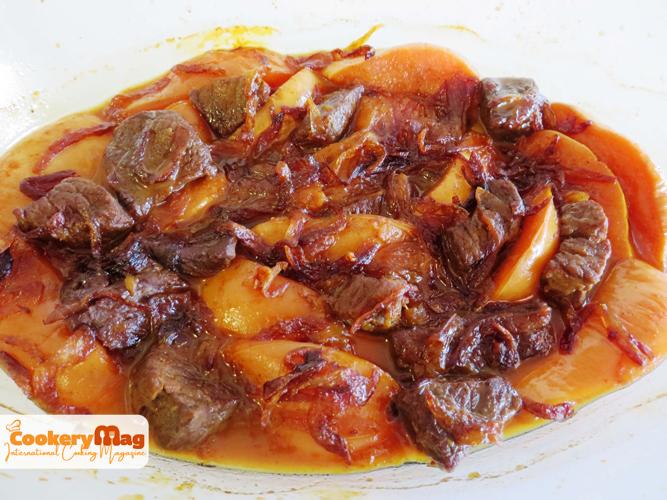 khoresh beh quince stew