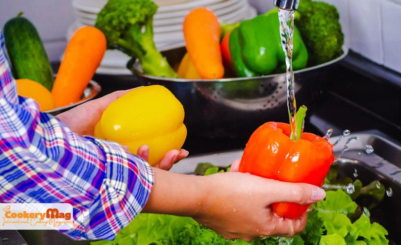 washing vegitables