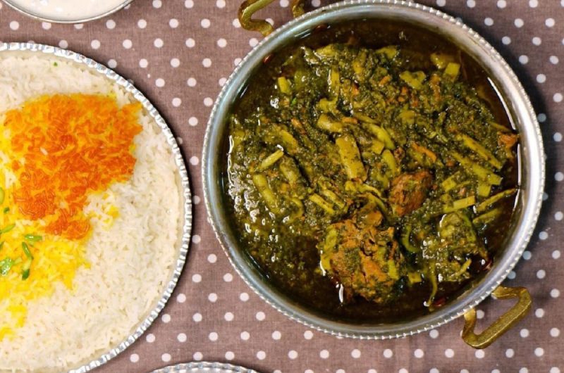 Khoresh Kangar Recipe | Persian Acanthus stew in 9 steps