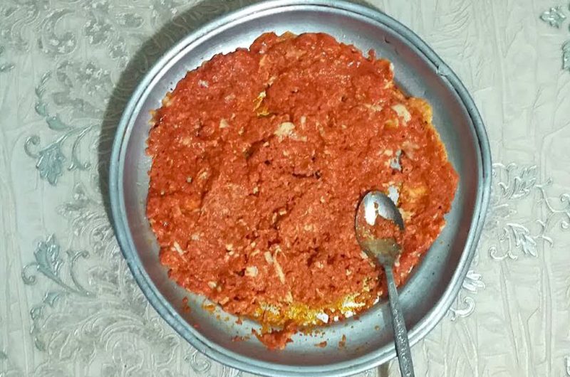 Persian Omelette Recipe | Tomato Omelette