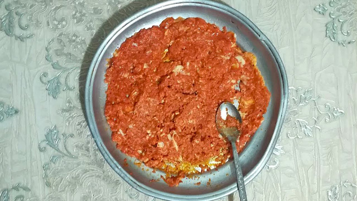 persian omelette tomato omelette